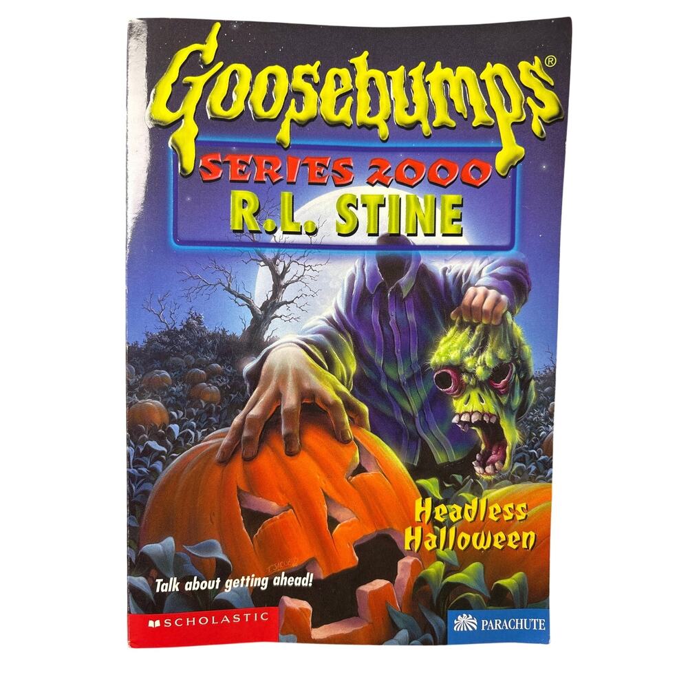 Goosebumps series 2000 Headless Halloween by R.L Stine 1st print w/ mailer